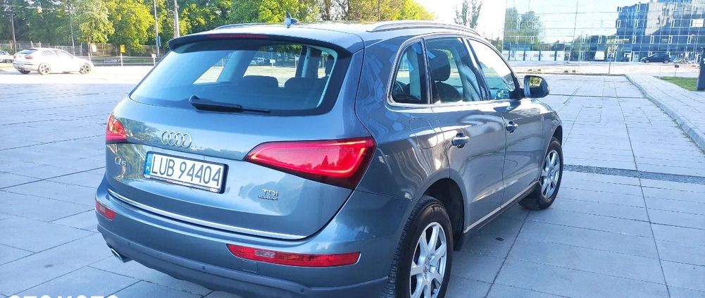 Audi Q5 cena 79500 przebieg: 168000, rok produkcji 2015 z Lublin małe 277